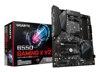 B550 GAMING X V2 - GIGABYTE B550 Gaming X V2 Placa base - Procesadores AMD Ryzen 5000, VRM de 10+3 fases, hasta 4733 MHz DDR4, 1xPCIe 4.0 + 1xPCIe 3.0 M.2, LAN 1GbE, USB 3.2 Gen 2 placas base AMD Zócalo AM4 1 Zócalo AM4