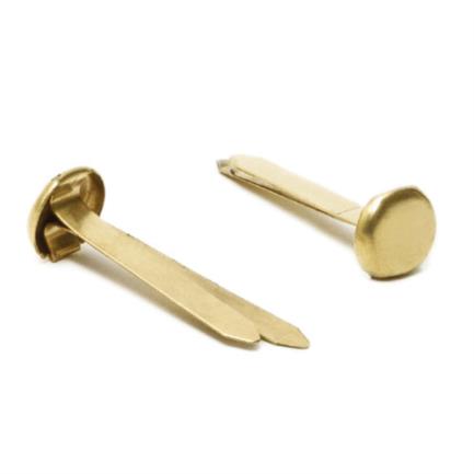 Broches Latonados Tipo Alemán No.6, 31mm, Paquete de 100 Unidades