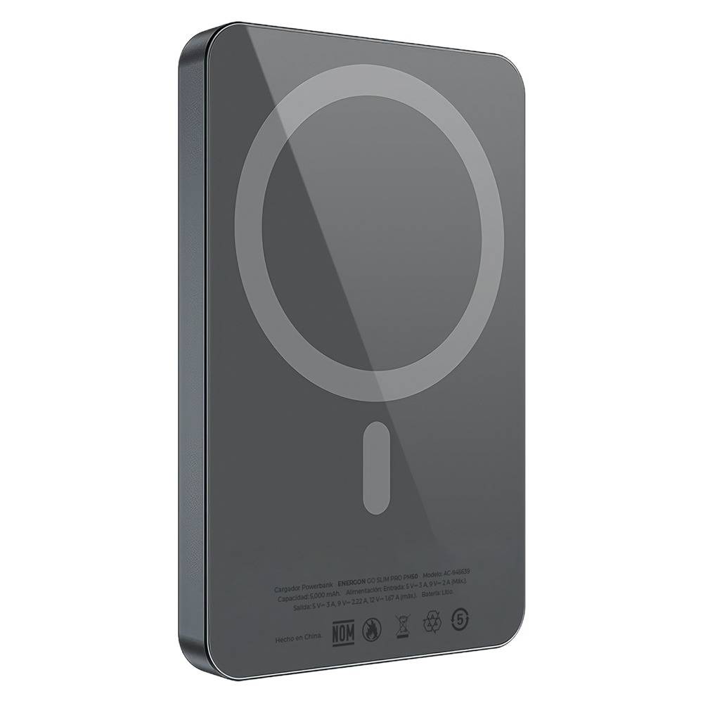 CARGADOR POWERBANK ENERGON GO S LIM PRO PM50 5000 MAH CARGA INALA
