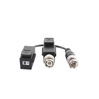 KIT DE TRANSCEPTOR HILOOK (BALLUNS) TURBOHD CON BOTON PUSH / HASTA 8 MP (4K) / 100% COBRE / SOPORTA HD-TVI / AHD / CVI / CVBS / AUDIO POR COAXITRON / DATOS PARA MENU DE CONFIGURAR DE CÁMARAS