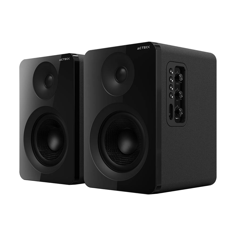 Parlantes ACTECK R BS700, 20W RMS, Bluetooth 5.0, Puerto USB