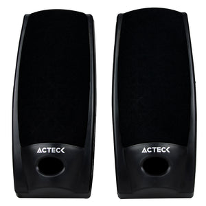 Acteck AX-2500 De 2 vías Negro Alámbrico 0.5 W, 2.0 canales, 70 - 20000 Hz