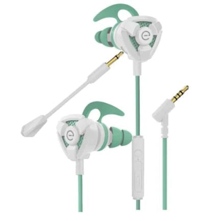 Perfect Choice AUDIFONOS CON MICROFONO DESMOTABLE - BLANCO / VERDE EL-995708