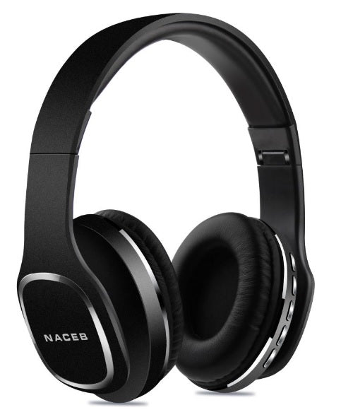 Diadema Bluetooh Cetus Naceb Technology NA-0307N, Bluetooth, Negro