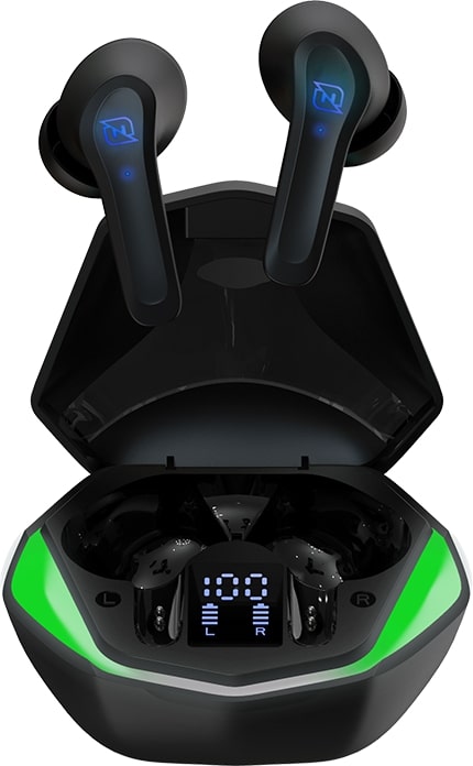 NECNON Audífonos NTWS-VIPER, Modelo NCABVI01RG, Producto Empresarial