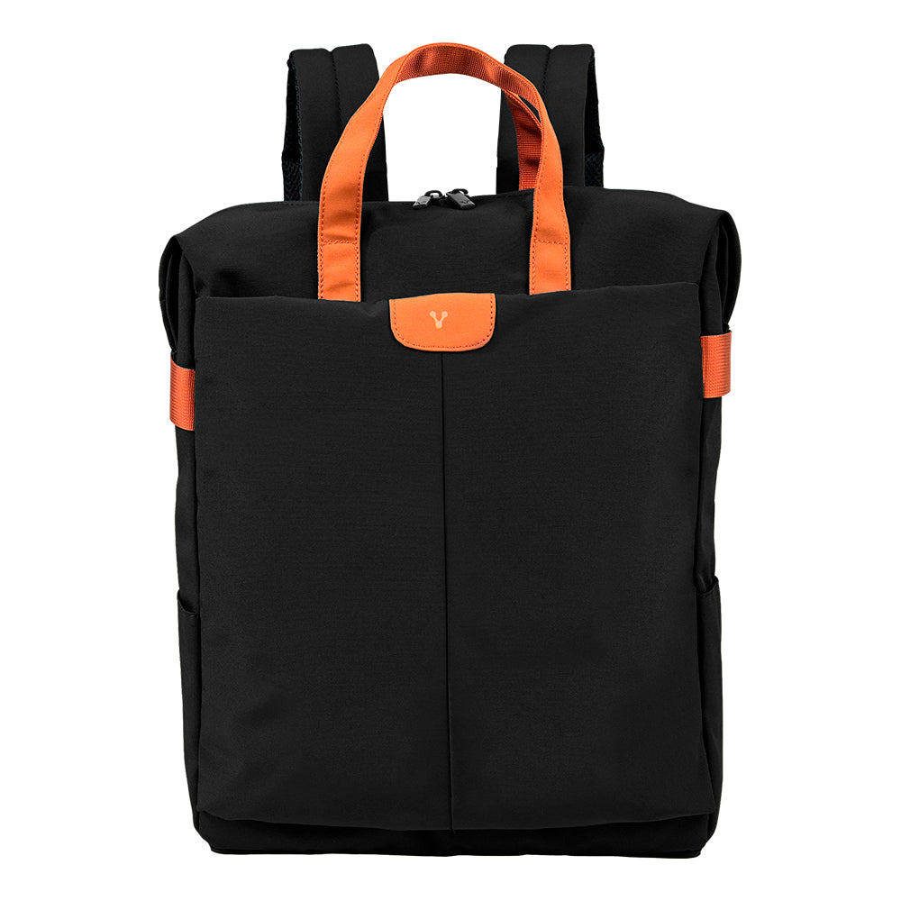 Mochila Vorago Vintage Doble Uso Laptop 15.6" Negra, Acolchada, Organizadores, Resistente Agua, 20L