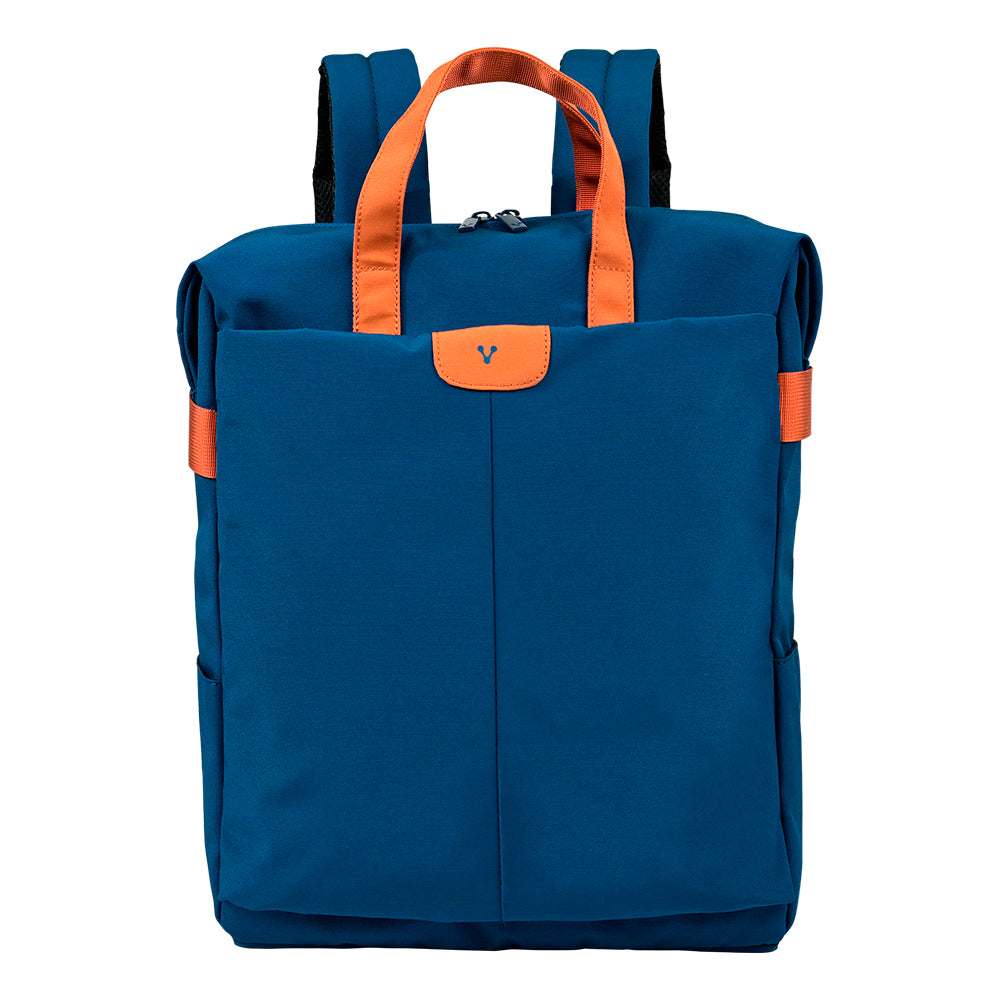 Mochila Vorago Vintage Doble Uso Laptop 15.6" Azul, 20L, Impermeable, Acolchada, Compartimento Tablet 10"