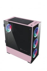 Gabinete Balamrush Thinos E-ATX RGB USB 3.0 Rosa, 4 Ventiladores, 360mm Radiador