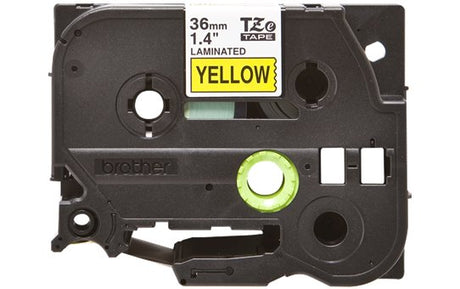 Cinta Brother Tz-661 Negro/Amarillo 36Mm Pt530 - Tze661 FullOffice.com