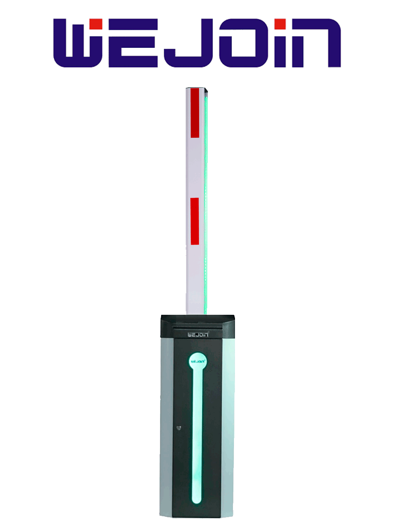 Barrera vehicular wejoin wjcb120vfir56led 6m / motor 24vdc / velocidad 5s / dirección ajustable WJCB120VF-IR56LED