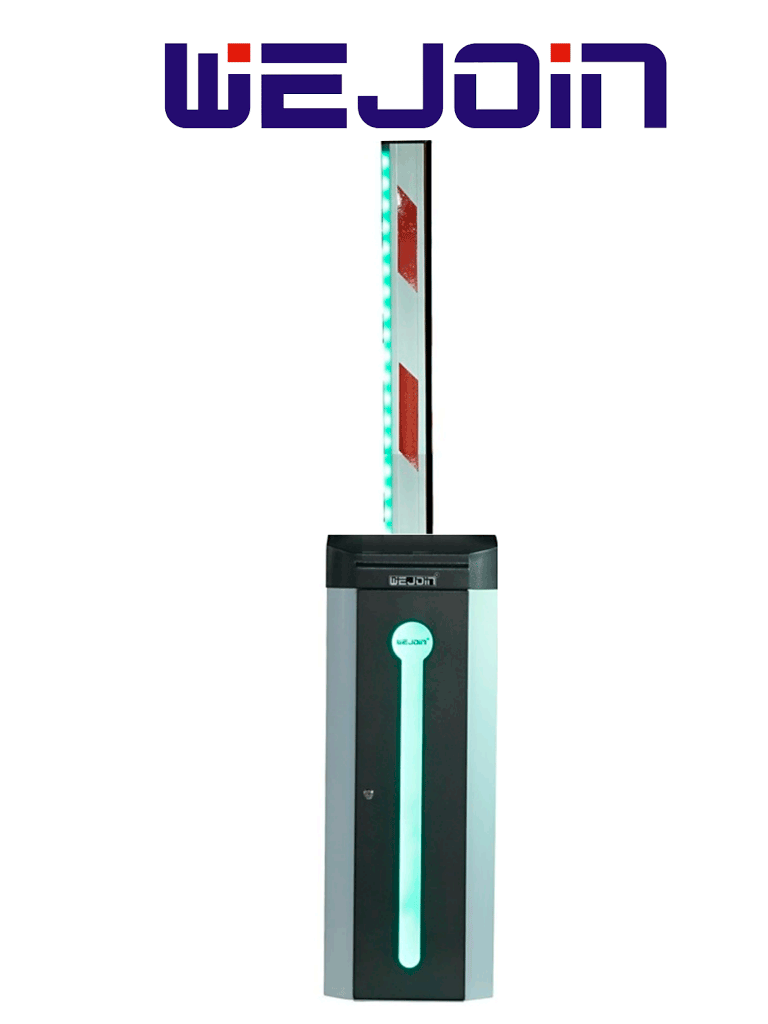 WJDZ120L34 Barrera vehicular izquierda led 4m / servo motor / velocidad 3 segundos