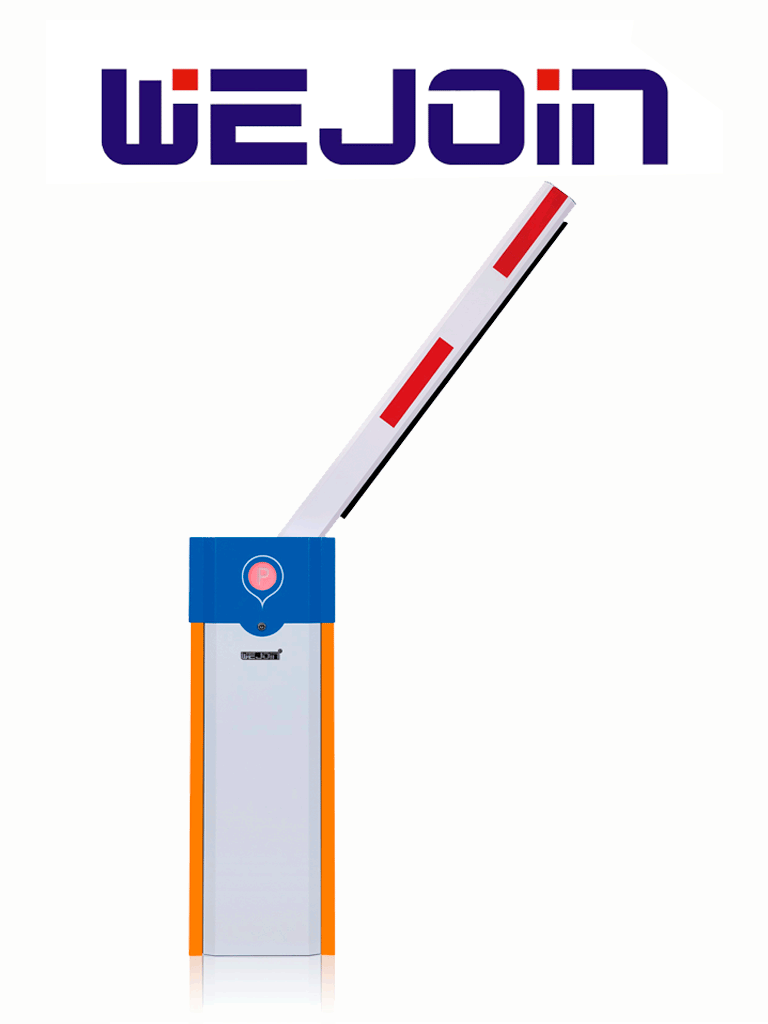 Barrera vehicular izquierda wejoin wjcb101vfhl13sr 24vdc 3m abatible 1s ajustable WJCB101VF-HL13SR