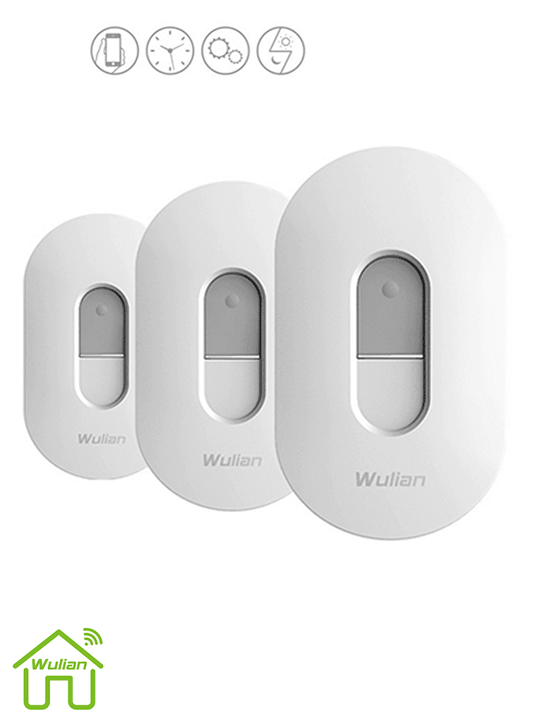 Botón de timbre WULIAN DOORBELLBUT Zigbee, Función de emergencia, Control de escena desde smartphone
