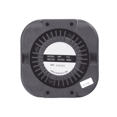 C3100U - Ecco Bocina Compacta de Uso Rudo / 100 Watts / 11 Ohms C3100U