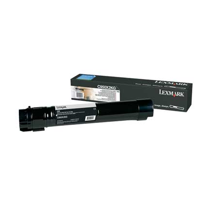 Lexmark C950X2KG cartucho de tóner 1 pieza(s) Original Negro, 38000 páginas