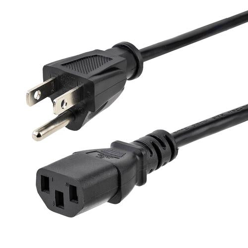 Cable de Alimentación Genérico 1.2m, 250V, 10A, Conector Tipo C14