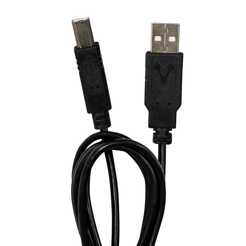 Cable Vorago para Impresora USB/AB 2.0 1.8 m Negro, Alta Velocidad de Transferencia