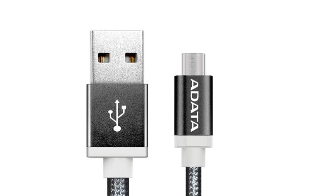 Cable Micro USB ADATA AMUCAL-100CMK-CBK