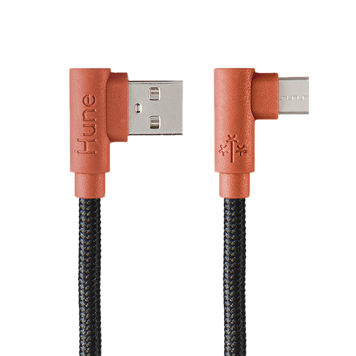 Cable USB Tipo C Hune Hiedra Trenzado 1.2m Corteza