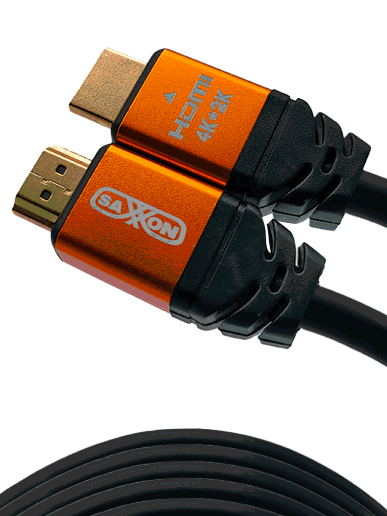 Cable HDMI SAXXON SX150HDC 15m 4K ARC Blindado Oro Alta Resistencia