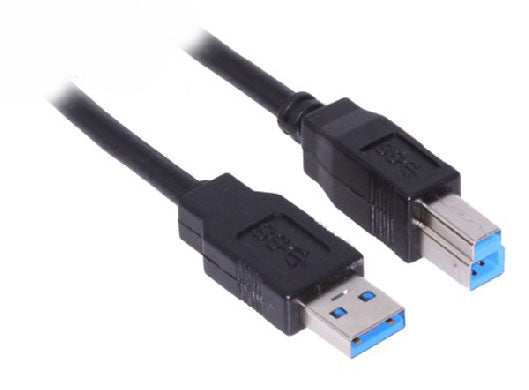 CABLE USB BROBOTIX V3.0 A-B 1.8MTS, USB 3.0, Macho/Macho, 1.8 m, Negro