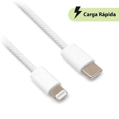 BROBOTIX Cable Carga Rápida 6001530, 2.4A, 1.5m, Compatible con USB