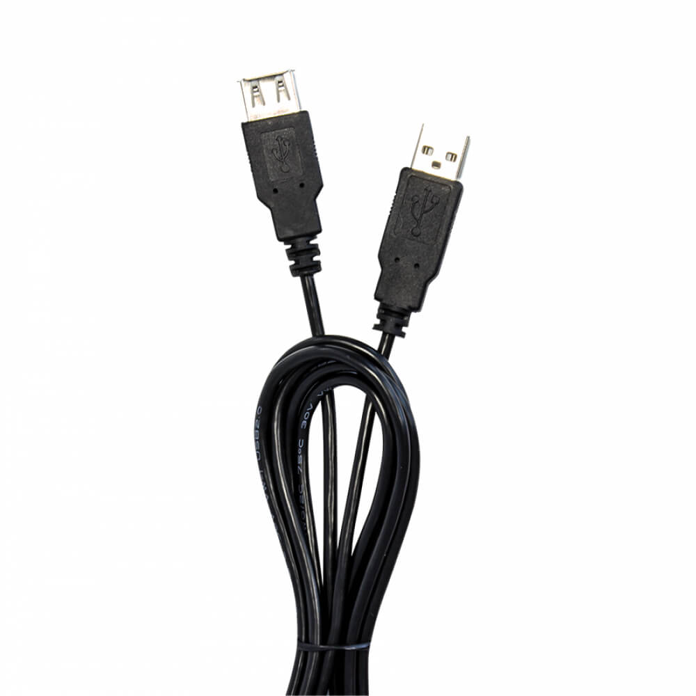 Cable Extensión USB VORAGO CAB-105 1.5m Macho/Hembra Negro