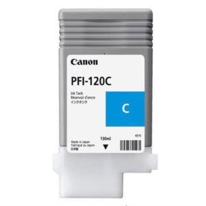 Canon PFI-120C cartucho de tinta 1 pieza(s) Original Cian, 130 ml, Un solo paquete