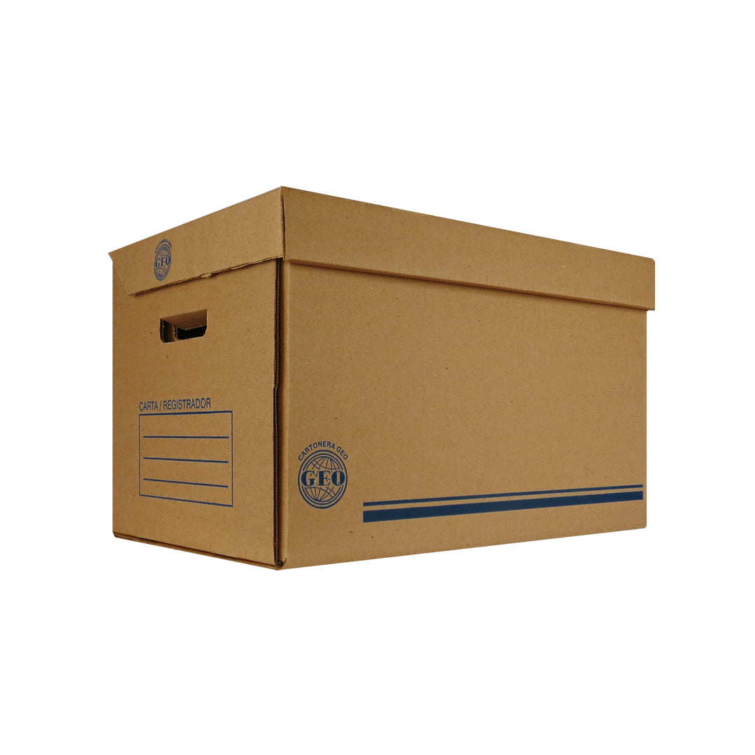 Caja Geo Archivo Carton Oficio 50X35X25 Cm C/20 - 005 FullOffice.com