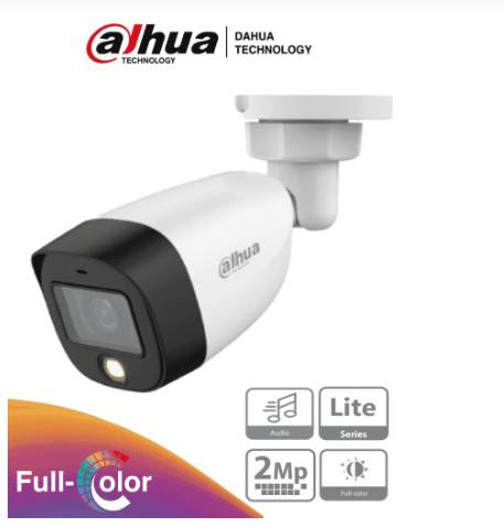 Camara Bullet Dahua Technology HAC-HFW1209TLMN-LED-CAM, 2MP, 1080p, 30m IR
