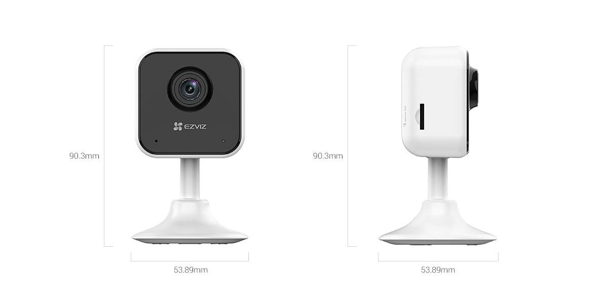 Cámara Wifi EZVIZ H1C, 1080p, Visión Nocturna, 2 Antenas Externas