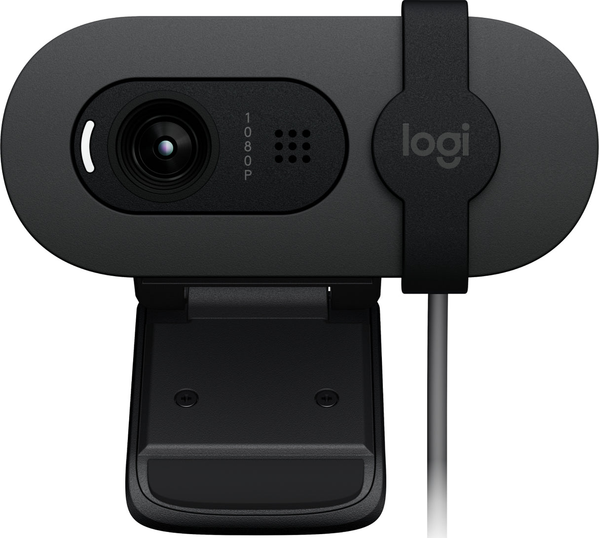 Logitech Webcam Brio 100, 1080p, USB, Compatible con Windows y Mac