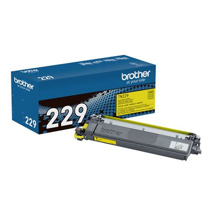 Brother Tóner TN229Y, 2,500 Páginas, Producto Empresarial, Compatible con Impresoras