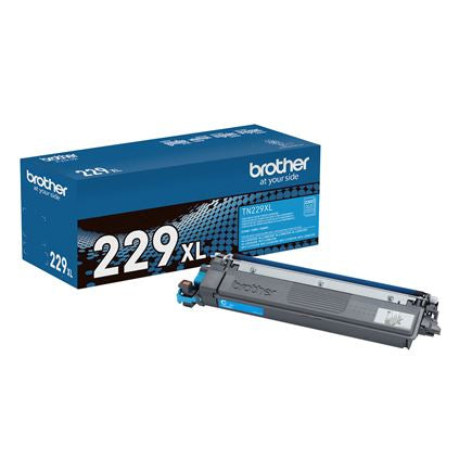 Brother Tóner TN229XLC, 3,000 Páginas, Compatible con Impresoras, Negro