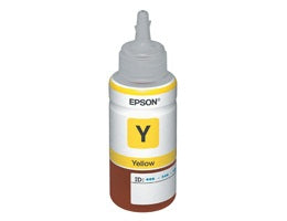 Epson Tinta Amarilla EP-T664420-AL, 70ml, Compatible L200/L110/L210, Producto Empresarial