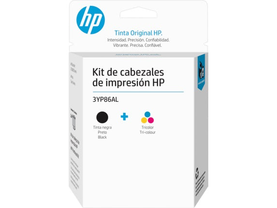 HP Impresion HP TRI-COLOR / BLACK GT PRINTHEAD KIT 3YP86AL - Consumibles