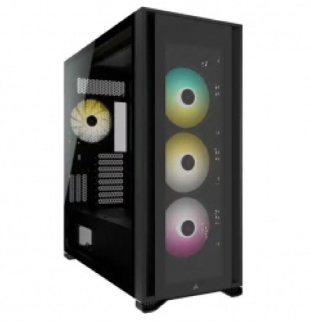 Gabinete Corsair iCUE 7000X RGB, Mid-Tower, 4 Ventiladores, E-ATX, Vidrio Templado, Negro