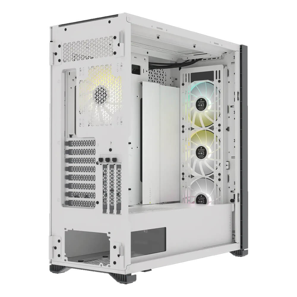 Gabinete Corsair iCUE 7000X RGB Blanco, Panel de Vidrio Templado, E-ATX, 9 Ventiladores, 420mm CPU