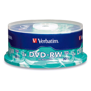 Verbatim DVD-RW 4.7GB 2X Branded 30pk Spindle 4,7 GB 30 pieza(s)