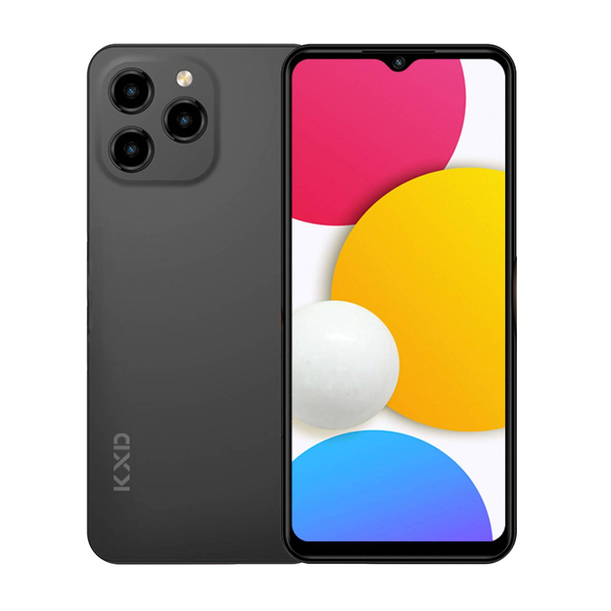 KXD Celular KXD A07 4GB RAM, 128GB Almacenamiento, Negro, 4G LTE