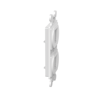 CF1062WHY - Panduit Marco de Módulo Dúplex / 2 Espacios Mini-Com / NEMA 106 CF1062WHY