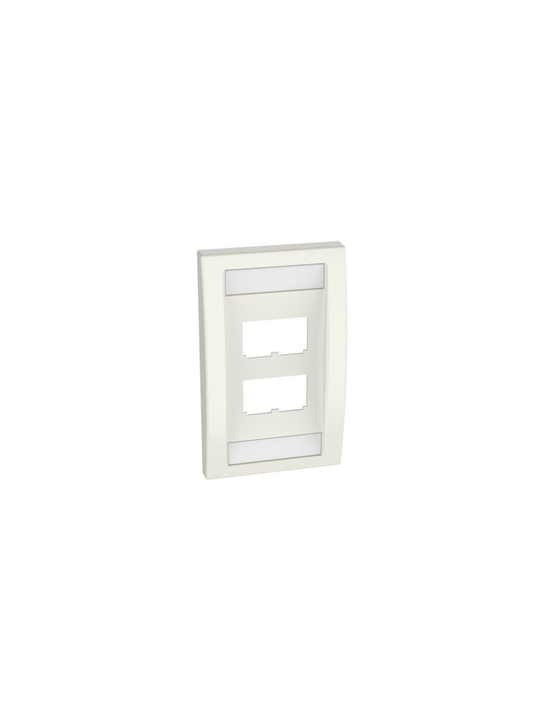 Placa de Pared Vertical PANDUIT CFPE4IWY - 4 Puertos Mini-com Blanco Hueso