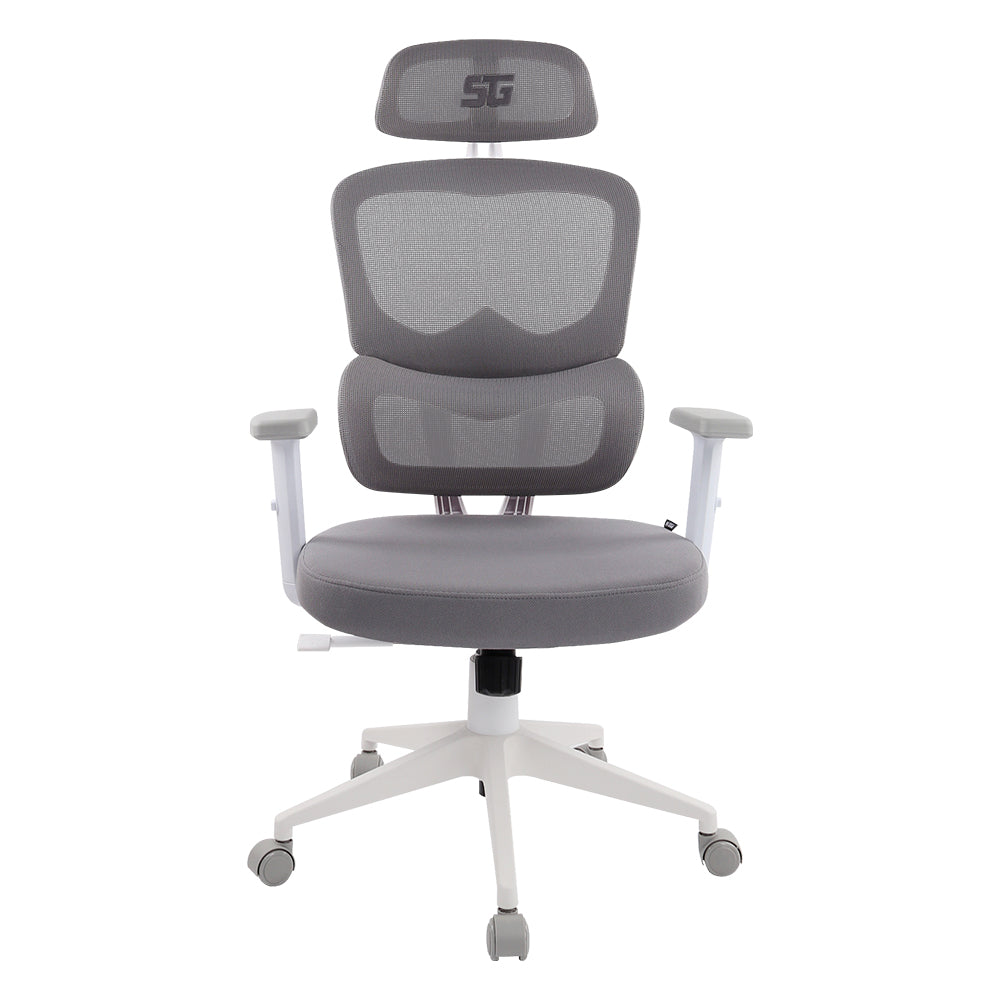 Silla Gaming Reclinable Start The Game, Descansabrazos 1D, Blanca Mesh, CGM-400-WH