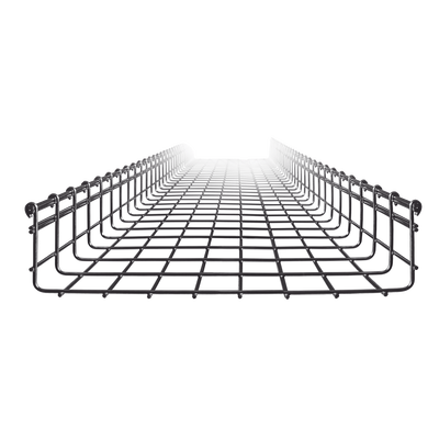 CH-105-400EZ - Charola tipo malla / 105 mm peralte / 400 mm ancho / 3 m (9.84 ft) / Electro zinc 15-20 micras / 668 cables Cat6