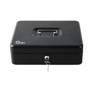 QIAN Cajón De Dinero QOC-143LK, Bandeja Removible, 2 Niveles, Ideal Para Negocios