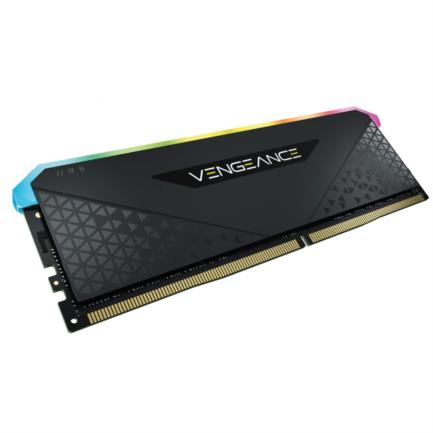 Memoria RAM Corsair Vengeance 16GB DDR4 3200MHz RGB XMP CL16, DIMM Negro