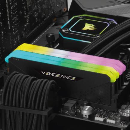 Memoria RAM Corsair Vengeance RGB 8GB DDR4 3200MHz CL16 Negro - DIMM XMP