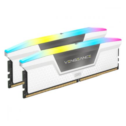 Memoria RAM Corsair Vengeance 64GB DDR5 5200Mhz DIMM RGB XMP Blanco CL40