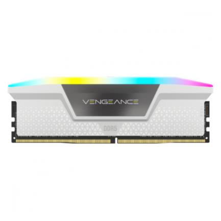 Memoria RAM Corsair Vengeance 64GB DDR5 5200Mhz DIMM RGB XMP Blanco CL40