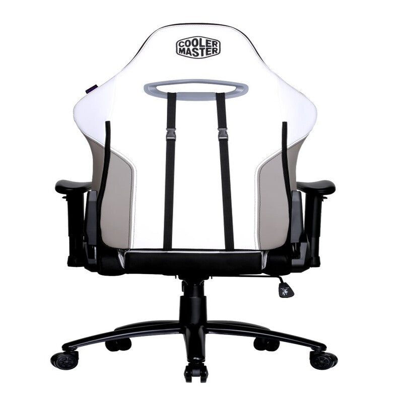 Silla Cooler Master Caliber R3C Gaming Class 4 Grisblanco, Ajustable, Respaldo Reclinable, Reposabrazos 4D